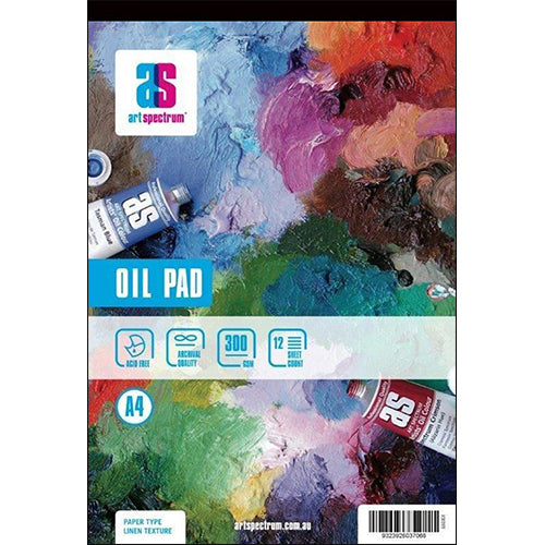 Art Spectrum Oil Pad A4 300gsm 12 sheets