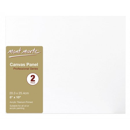 MM Canvas Panels Pack 2 20.3x25.4cm 8x10in