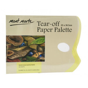 Mont Marte Tear Off Paper Palette Pad 36 sheet
