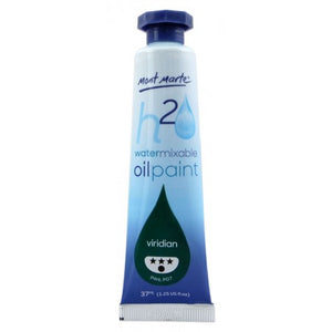 Mont Marte H20 Water Mixable Oil Paint 37ml - Viridian